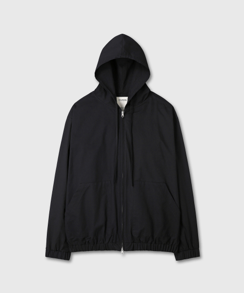 DIVEIN（ダイブイン）の「LOOSED OLD COTTON HOOD ZIP-UP (BLACK)（パーカー・メンズ・その他・1/2）」の3枚目の写真