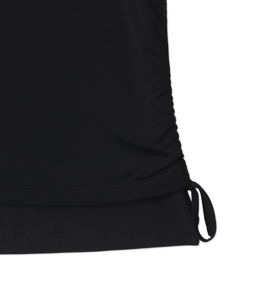 adidas(アディダス)の「adidas DOUBLE LAYERED CALI T-SHIRT / アディダス ダブル レイヤード カリ Tシャツ(Tシャツ/カットソー・レディース・ブラック・S/M/L)」の8枚目の写真