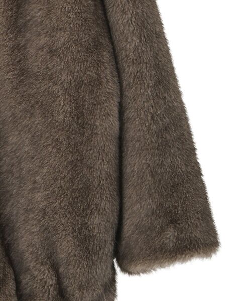 Green　Parks（グリーンパークス）の「ミンクライクファーブルゾン（ブルゾン・レディース・ブラウン/グレー・FREE）」の19枚目の写真