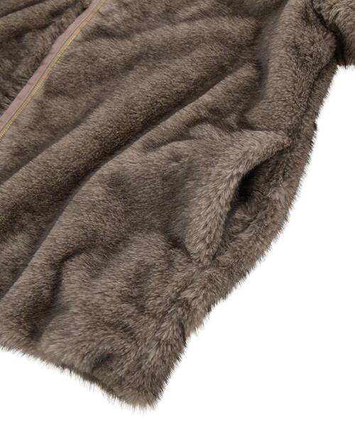 Green　Parks（グリーンパークス）の「ミンクライクファーブルゾン（ブルゾン・レディース・ブラウン/グレー・FREE）」の22枚目の写真