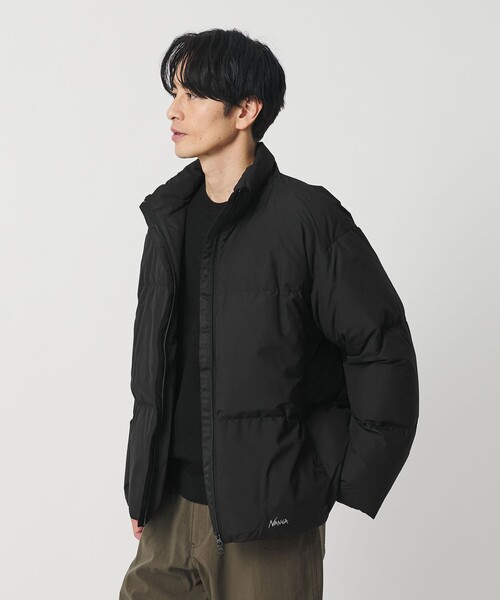 中古NANGAダウンジャケット黒BEAUTY&YOUTH別注 NANGA × koti BEAUTY&YOUTH＞スタンドカラー ダウン ジャケット