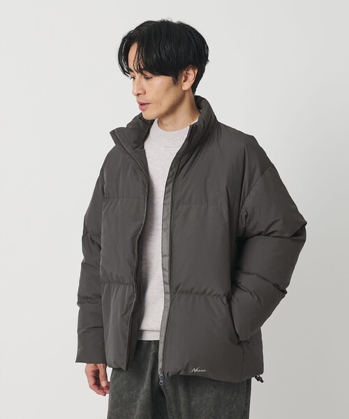 NANGA(ナンガ)の「<NANGA × koti BEAUTY&YOUTH>スタンドカラー ダウン ジャケット(ダウンジャケット/コート・メンズ・ダークグレー/ブラック・L/S/M)」の8枚目の写真