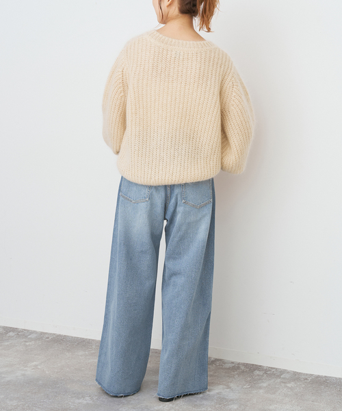 Spick & Span（スピックアンドスパン）の「5 1/2 12OZ DRAWSTRINGDENIM（デニムパンツ・レディース・ブルー系その他/ブラック・26/27/28）」の20枚目の写真