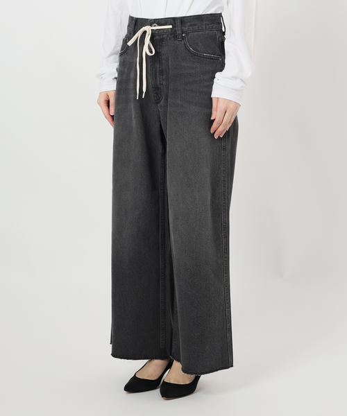 Spick & Span（スピックアンドスパン）の「5 1/2 12OZ DRAWSTRINGDENIM（デニムパンツ・レディース・ブルー系その他/ブラック・26/27/28）」の5枚目の写真