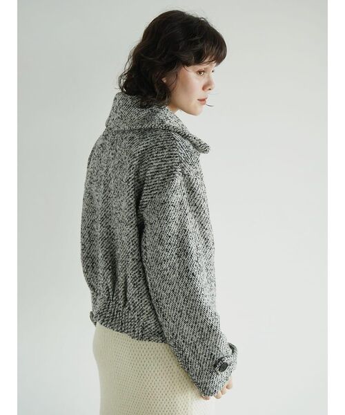 FIKA.(フィーカ)の「Woven jacquard jacket(その他アウター・レディース・ブラック/ブラウン・MEDIUM)」の20枚目の写真