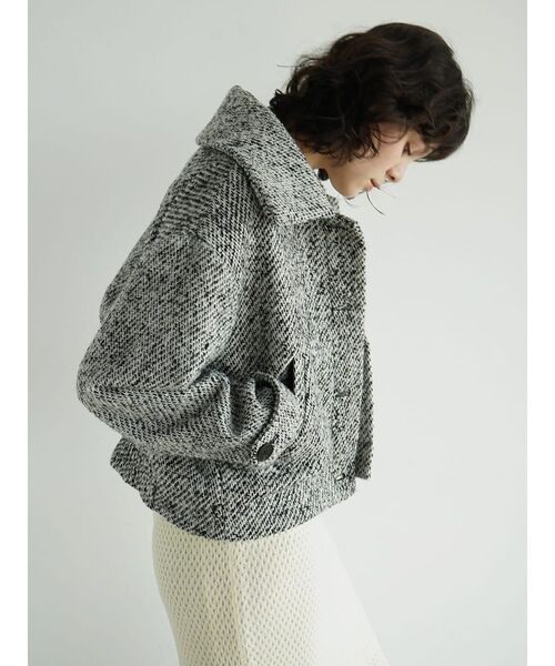 FIKA.(フィーカ)の「Woven jacquard jacket(その他アウター・レディース・ブラック/ブラウン・MEDIUM)」の19枚目の写真