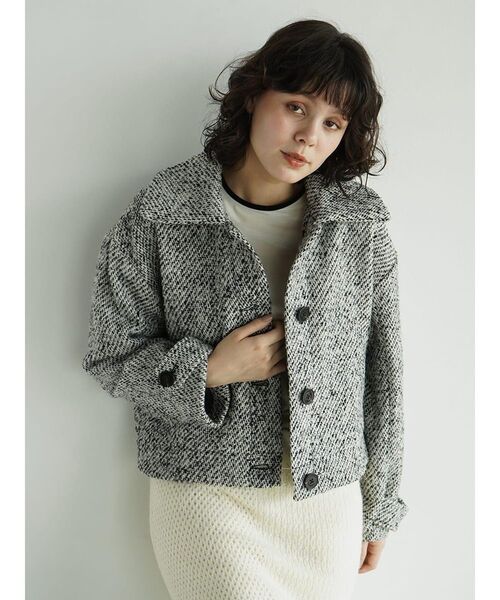 FIKA.(フィーカ)の「Woven jacquard jacket(その他アウター・レディース・ブラック/ブラウン・MEDIUM)」の17枚目の写真
