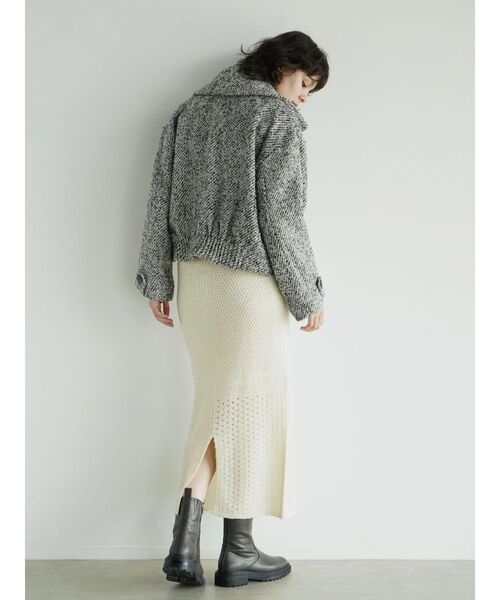 FIKA.(フィーカ)の「Woven jacquard jacket(その他アウター・レディース・ブラック/ブラウン・MEDIUM)」の13枚目の写真