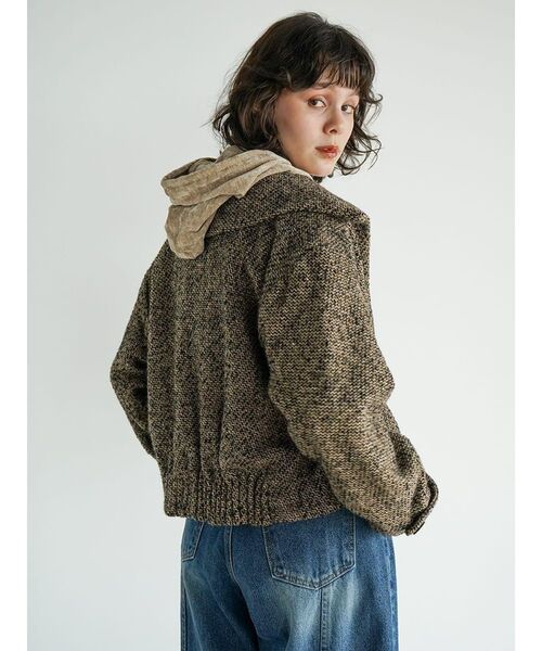 FIKA.(フィーカ)の「Woven jacquard jacket(その他アウター・レディース・ブラック/ブラウン・MEDIUM)」の10枚目の写真