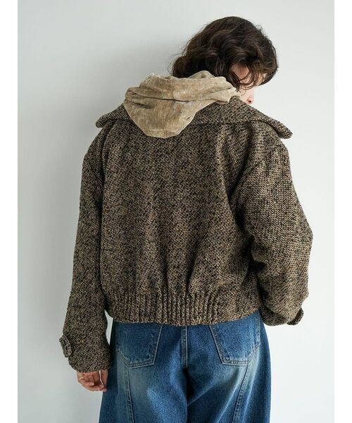 FIKA.(フィーカ)の「Woven jacquard jacket(その他アウター・レディース・ブラック/ブラウン・MEDIUM)」の9枚目の写真