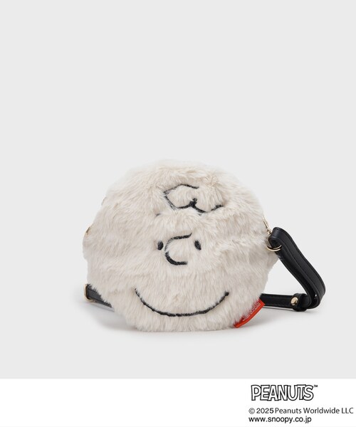 THE SHOP TK (ザ ショップ ティーケー )の「PEANUTS/ピーナッツ チャーリー・ブラウン ファーポーチ(ショルダーバッグ・レディース・ライトベージュ・00)」の7枚目の写真