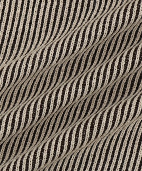 NOT4NERD(ノットフォーナード)の「444 Logo Two Tone Rib Knit Zip Up - Beige(カーディガン/ボレロ・レディース・その他・SMALL/MEDIUM/LARGE/X-LARGE)」の12枚目の写真