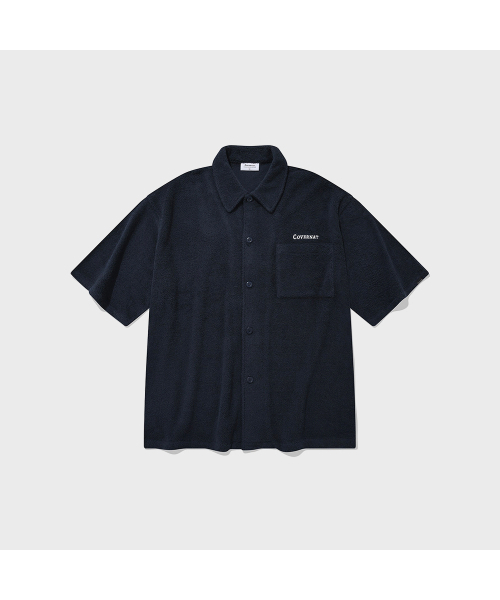 COVERNAT(カバーナット)の「テリーオープンカラーシャツネイビー(シャツ/ブラウス・レディース・その他・LARGE/MEDIUM/SMALL)」の2枚目の写真