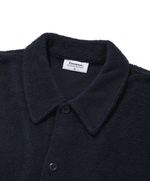 COVERNAT(カバーナット)の「テリーオープンカラーシャツネイビー(シャツ/ブラウス・レディース・その他・LARGE/MEDIUM/SMALL)」の3枚目の写真