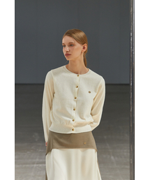 SOLID ROUND CARDIGAN_IVORY