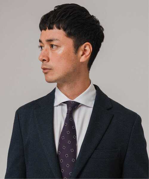 EDIFICE(エディフィス)の「コットン/ウール ジャージー 2ボタン ジャケット【セットアップ着用可】(テーラードジャケット・メンズ・チャコールグレー/ブラウン系その他/ダークブルー/ネイビー・LARGE/MEDIUM/SMALL)」の19枚目の写真