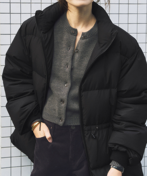 plage（プラージュ）の「HAKUU / ハクウ 別注 ダウンジャケット（ダウンジャケット/コート・レディース・ブラック/ベージュ系その他・FREE）」の8枚目の写真