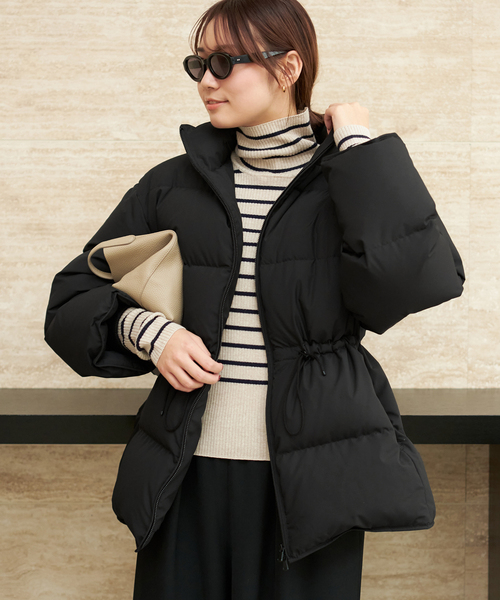 plage（プラージュ）の「HAKUU / ハクウ 別注 ダウンジャケット（ダウンジャケット/コート・レディース・ブラック/ベージュ系その他・FREE）」の13枚目の写真