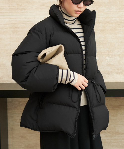 plage（プラージュ）の「HAKUU / ハクウ 別注 ダウンジャケット（ダウンジャケット/コート・レディース・ブラック/ベージュ系その他・FREE）」の15枚目の写真