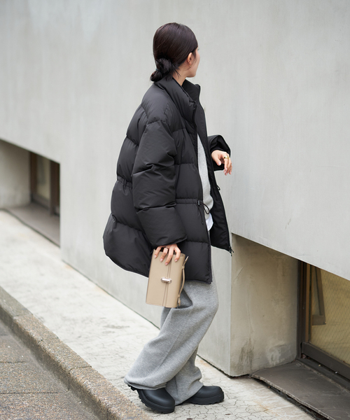 plage（プラージュ）の「HAKUU / ハクウ 別注 ダウンジャケット（ダウンジャケット/コート・レディース・ブラック/ベージュ系その他・FREE）」の18枚目の写真