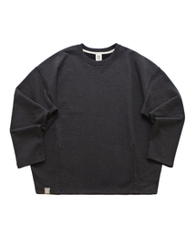 A NOTHING（アナッシング）の「HEAVY-TERRY BALLOON SWEAT BOX TEE (Charcoal)（Tシャツ/カットソー）」