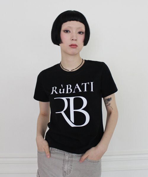 RUBATI(ルバティ)の「R.B Logo Tshirt (BLACK)(Tシャツ/カットソー・レディース・その他・size2/size1)」の7枚目の写真