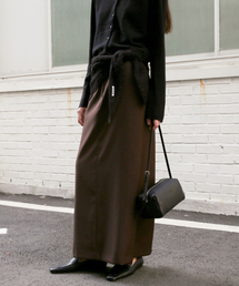 Straight Maxi Skirt - Walnut Brown