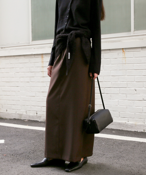 LEVAR(レバー)の「Straight Maxi Skirt - Walnut Brown(スカート・レディース・その他・MEDIUM/SMALL)」の1枚目の写真