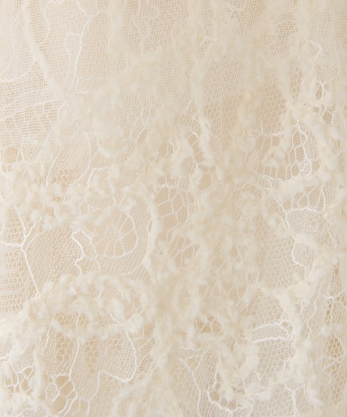 one after another NICE CLAUP(ワンアフターアナザーナイスクラップ)の「フリルティアードミニスカート(スカート・レディース・アイボリー/ブラック/オフホワイト・FREE)」の7枚目の写真