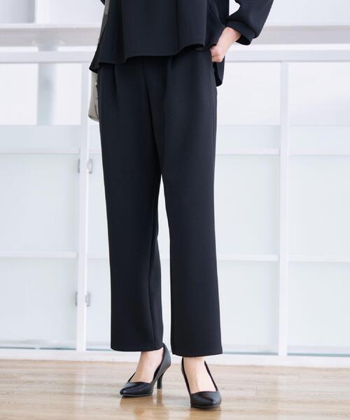 Dessin（デッサン）の「【入卒/セレモニー/セットアップ可能】ジョーゼットパンツ（その他パンツ・レディース・ホワイト系/ブラック・01/02/03）」の2枚目の写真