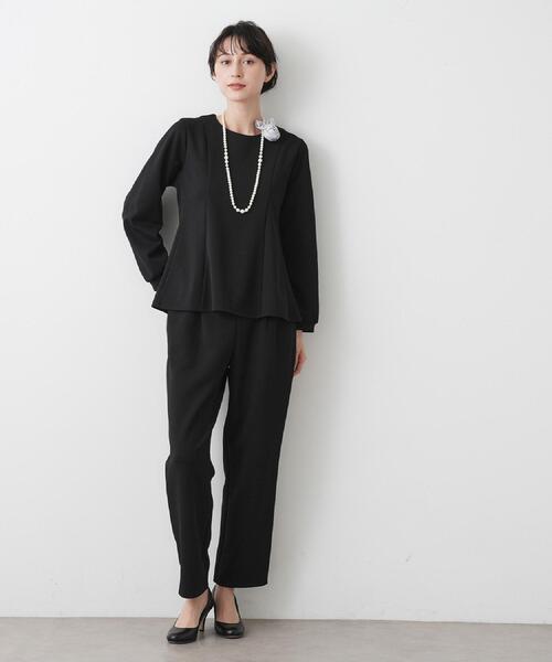 Dessin（デッサン）の「【入卒/セレモニー/セットアップ可能】ジョーゼットパンツ（その他パンツ・レディース・ホワイト系/ブラック・01/02/03）」の14枚目の写真