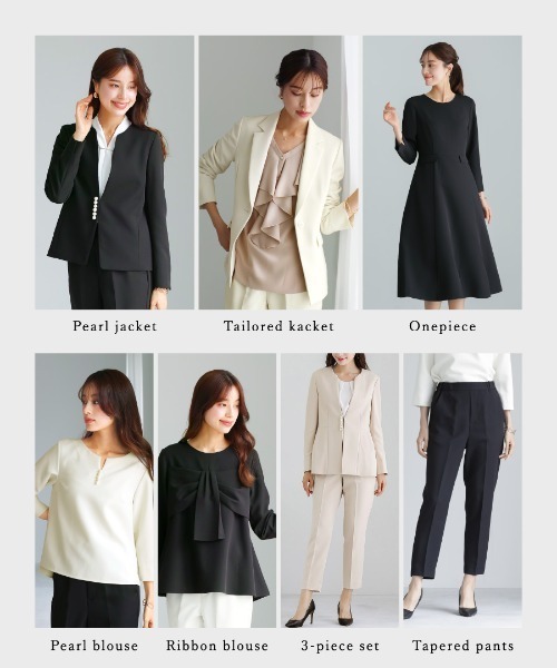 White Collection（ホワイトコレクション）の「多機能すぎるワンピース【UVカット･速乾・接触冷感･防シワ・ストレッチ･洗える】ダブルピケクロス・深キーネックバックペプラムIラインワンピース（ワンピース・レディース・ネイビー/ブラック・LL/L/M）」の3枚目の写真