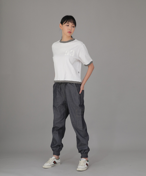 SAINTCREW(セントクルー)の「ボールドアンクバンドカーゴジョガーパンツ BAC-328 デニムライトインディゴ(デニムパンツ・メンズ・その他・MEDIUM/LARGE/X-LARGE)」の7枚目の写真