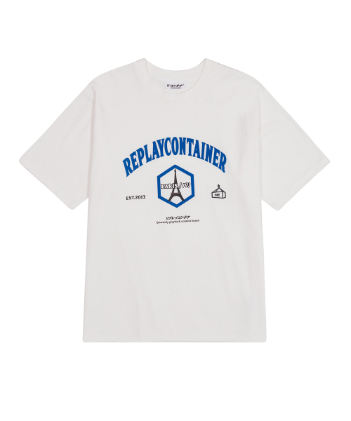 replaycontainer(リプレイコンテナ)の「RC シティロゴTシャツ パリ (ホワイト)(Tシャツ/カットソー・レディース・その他・FREE)」の2枚目の写真