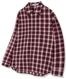 フレンチオンブレチェックシャツ[レッド]