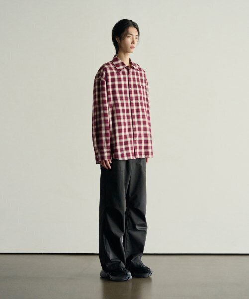 ROTEMBER（ローテンバー）の「フレンチオンブレチェックシャツ[レッド]（シャツ/ブラウス・メンズ・その他・MEDIUM/LARGE/X-LARGE）」の4枚目の写真