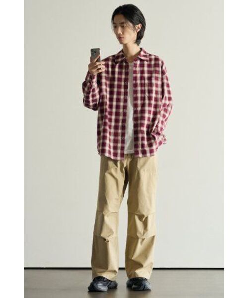 ROTEMBER（ローテンバー）の「フレンチオンブレチェックシャツ[レッド]（シャツ/ブラウス・メンズ・その他・MEDIUM/LARGE/X-LARGE）」の10枚目の写真