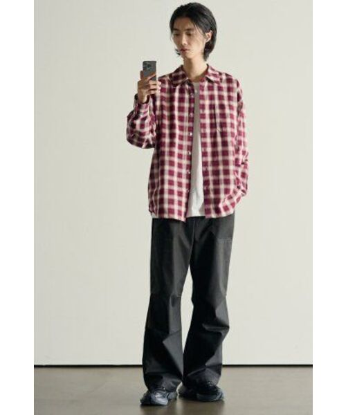 ROTEMBER（ローテンバー）の「フレンチオンブレチェックシャツ[レッド]（シャツ/ブラウス・メンズ・その他・MEDIUM/LARGE/X-LARGE）」の11枚目の写真