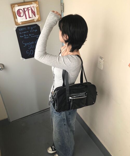 TUO（トゥオ）の「NODD NYLON BLACK   ノードナイロンブラック（ショルダーバッグ・レディース・その他・FREE）」の9枚目の写真