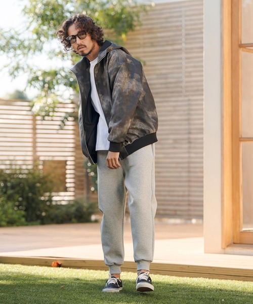 CAMBIO（カンビオ）の「mj11312- Shade Synthetic Leather Hooded Jacket レザーフードジャケット(CAM26SS-001)（その他アウター・メンズ・ブラック/ブラック×ホワイト/ベージュ・S/M/L）」の14枚目の写真