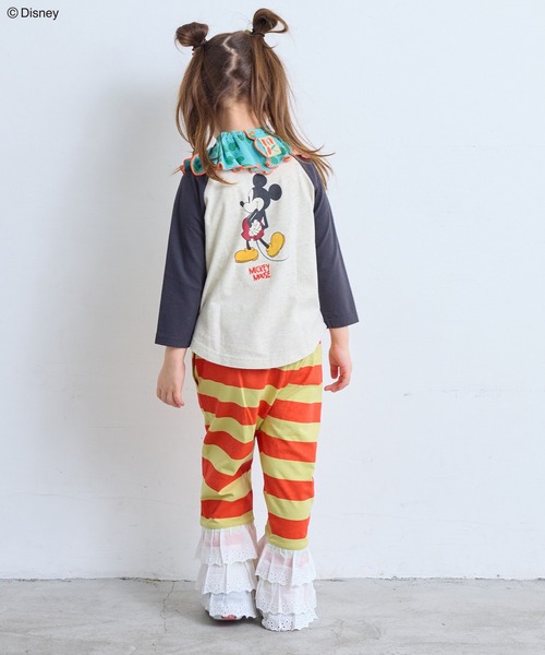 MARKEY'S(マーキーズ)の「レースフリルティアードボーダーパンツ(その他パンツ・キッズ・ブラック系その他/レッド系その他/ピンク系その他・140/130/120/110/100/90/150)」の11枚目の写真