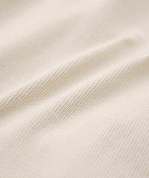 SALON adam et rope'（サロン アダム エ ロペ）の「ナローロングスカート-CreamyCotton /クリーミーコットン-（スカート・レディース・オフホワイト/ベージュ系その他/ブラック・FREE）」の17枚目の写真