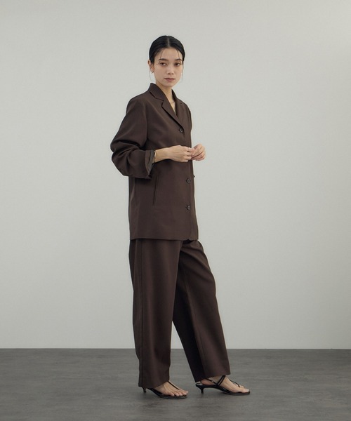 AMERICANA(アメリカーナ)の「【Americana(アメリカーナ) for SALON】ワイドパンツ/セットアップ対応(その他パンツ・レディース・ダークブラウン/ベージュ・FREE)」の3枚目の写真