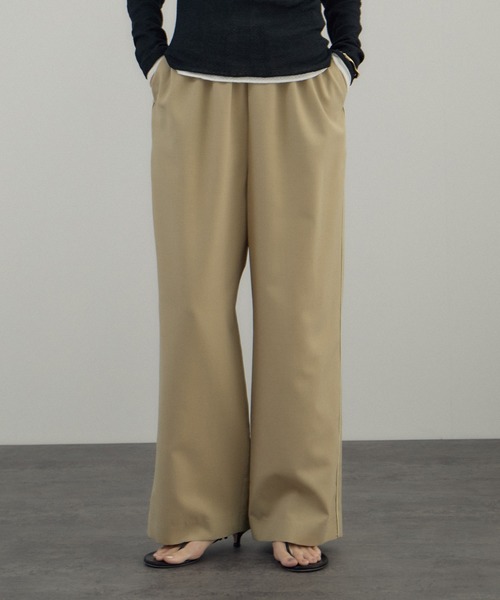 AMERICANA(アメリカーナ)の「【Americana(アメリカーナ) for SALON】ワイドパンツ/セットアップ対応(その他パンツ・レディース・ダークブラウン/ベージュ・FREE)」の7枚目の写真