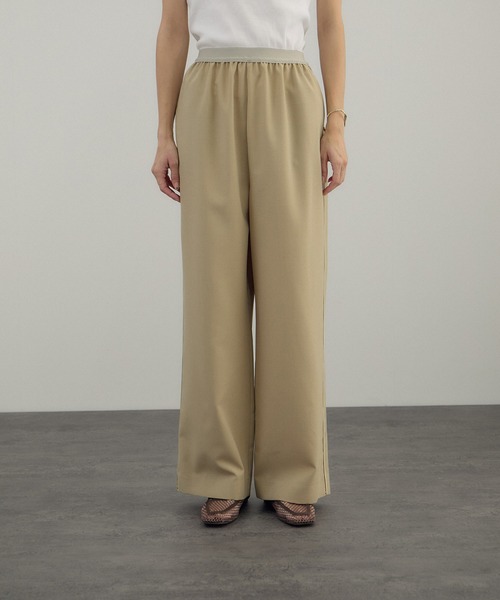 AMERICANA(アメリカーナ)の「【Americana(アメリカーナ) for SALON】ワイドパンツ/セットアップ対応(その他パンツ・レディース・ダークブラウン/ベージュ・FREE)」の8枚目の写真