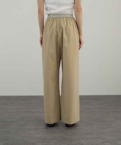 AMERICANA(アメリカーナ)の「【Americana(アメリカーナ) for SALON】ワイドパンツ/セットアップ対応(その他パンツ・レディース・ダークブラウン/ベージュ・FREE)」の10枚目の写真