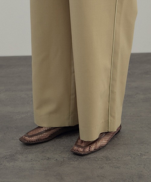 AMERICANA(アメリカーナ)の「【Americana(アメリカーナ) for SALON】ワイドパンツ/セットアップ対応(その他パンツ・レディース・ダークブラウン/ベージュ・FREE)」の13枚目の写真