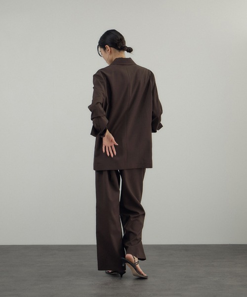 AMERICANA(アメリカーナ)の「【Americana(アメリカーナ) for SALON】ワイドパンツ/セットアップ対応(その他パンツ・レディース・ダークブラウン/ベージュ・FREE)」の18枚目の写真