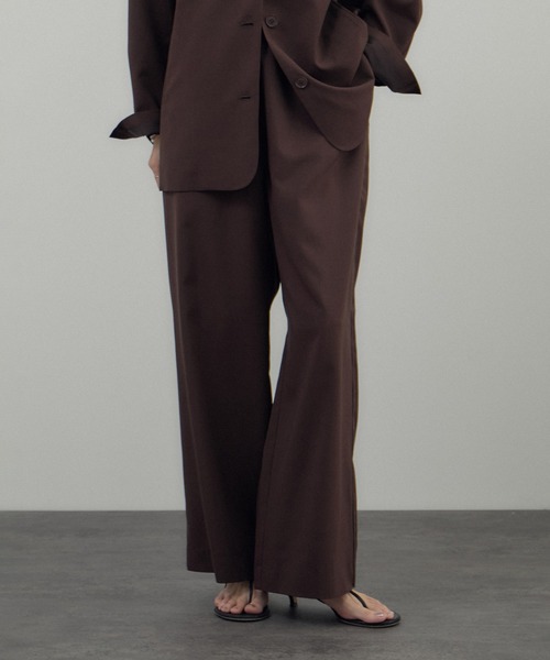 AMERICANA(アメリカーナ)の「【Americana(アメリカーナ) for SALON】ワイドパンツ/セットアップ対応(その他パンツ・レディース・ダークブラウン/ベージュ・FREE)」の19枚目の写真