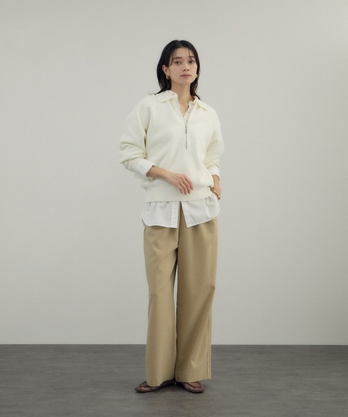 AMERICANA(アメリカーナ)の「【Americana(アメリカーナ) for SALON】ワイドパンツ/セットアップ対応(その他パンツ・レディース・ダークブラウン/ベージュ・FREE)」の20枚目の写真